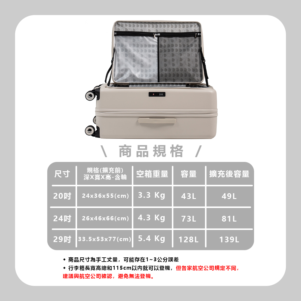 北歐小刺蝟行李箱